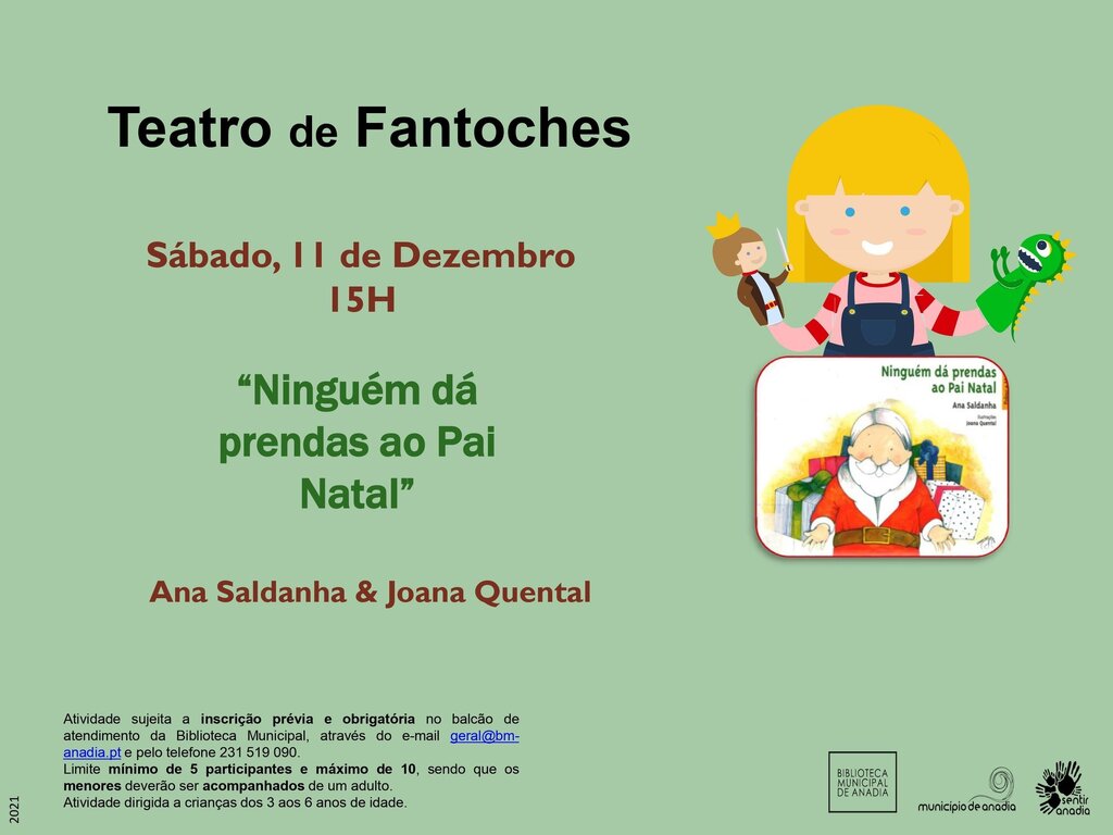 Teatro de Fantoches - “Ninguém dá prendas ao Pai Natal”