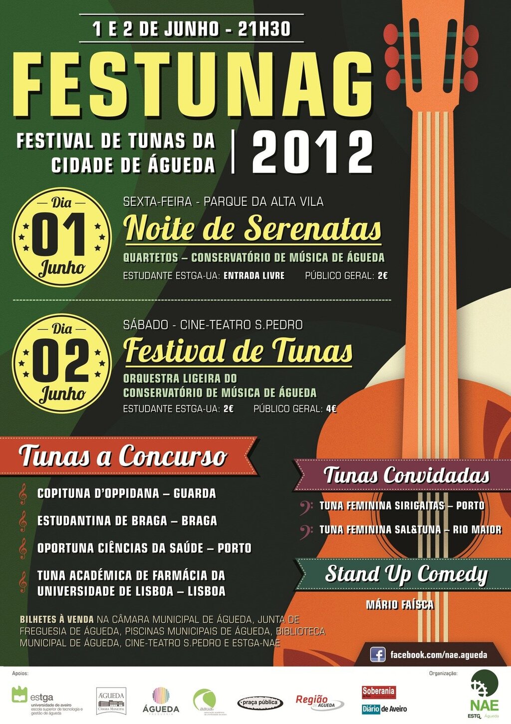 FESTUNAG 2012 - Festival de Tunas da Cidade de Águeda [Org.: NAE-ESTGA]