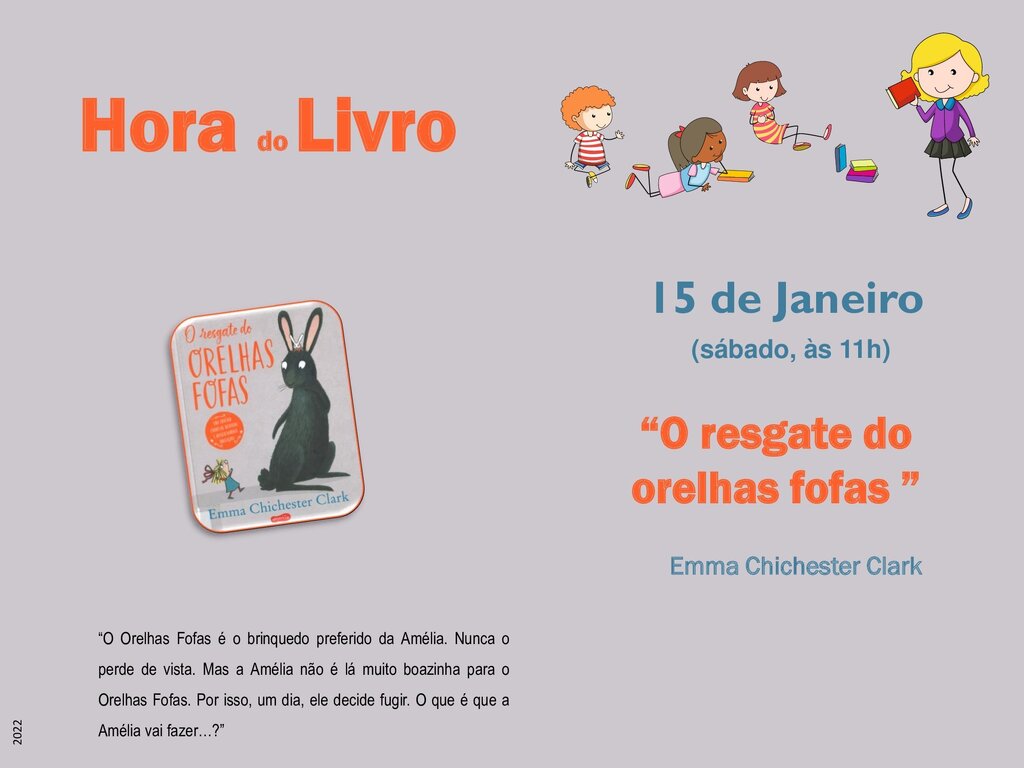 Hora do Livro - “O resgate do orelhas fofas”