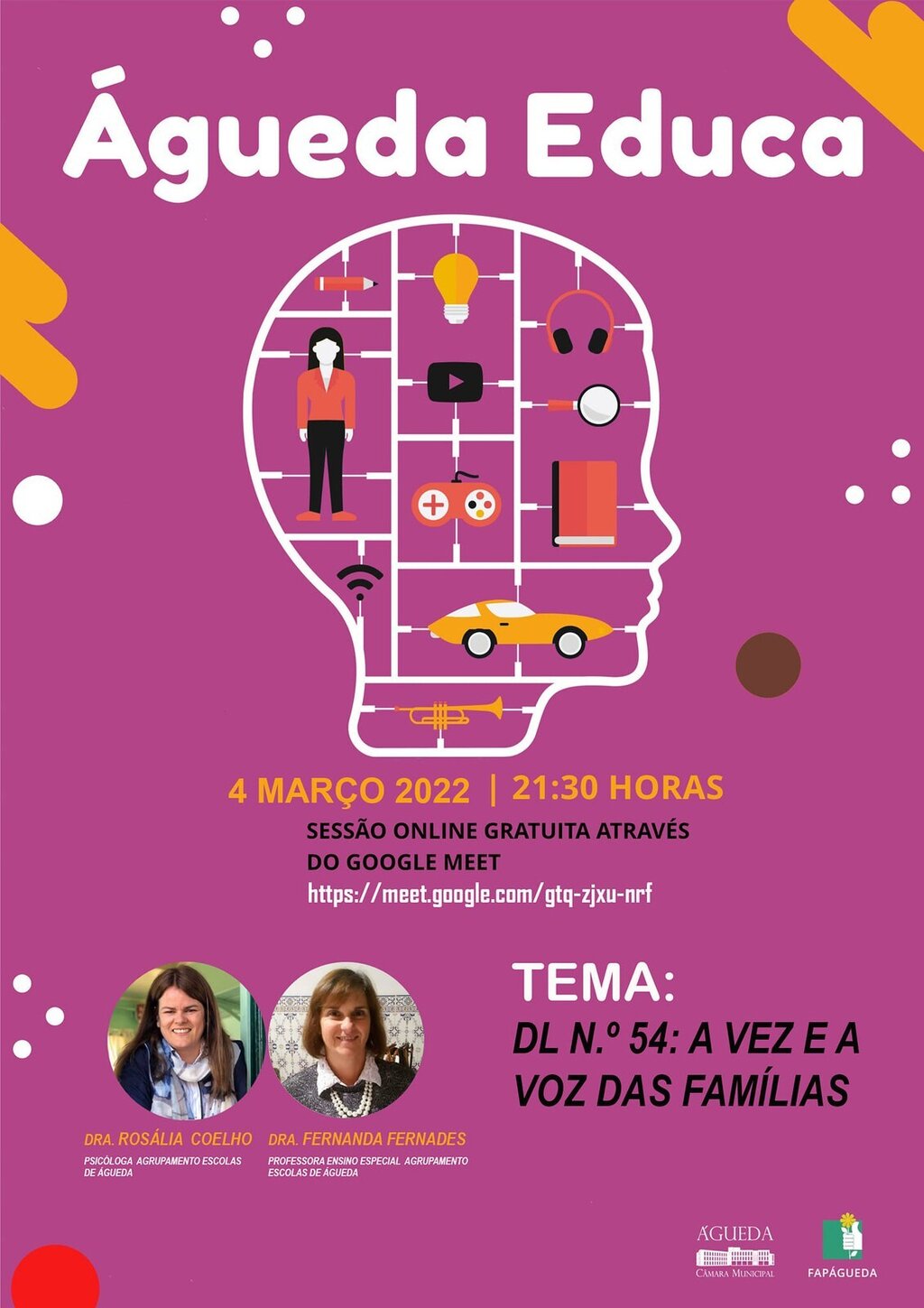 Águeda Educa - DL n.º 54: A vez e a voz das famílias