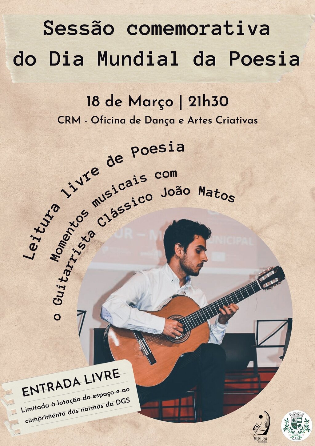 Murtosa Comemora Dia Mundial de Poesia