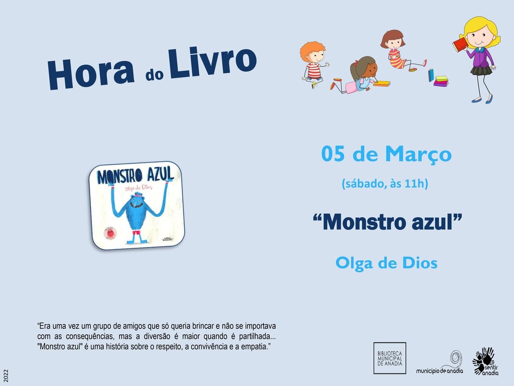 Hora do Livro - "Monstro Azul"