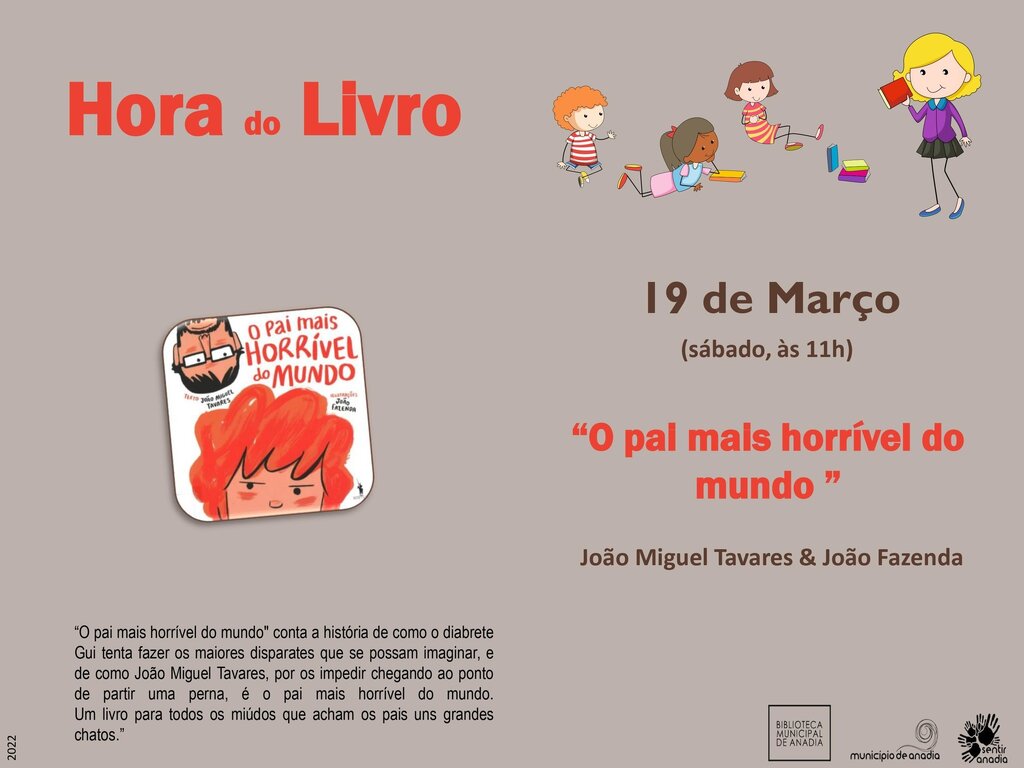 Hora do Livro - "O pai mais horrível do mundo!"  