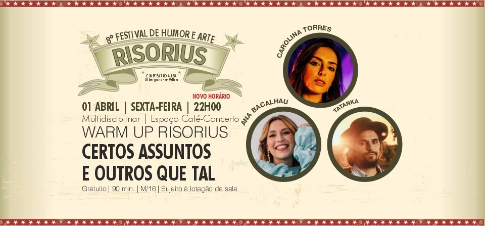 WARM UP RISORIUS - CERTOS ASSUNTOS E OUTROS QUE TAL