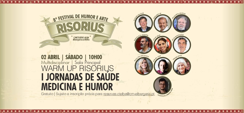 WARM UP RISORIUS - I JORNADAS DE SAÚDE: MEDICINA E HUMOR