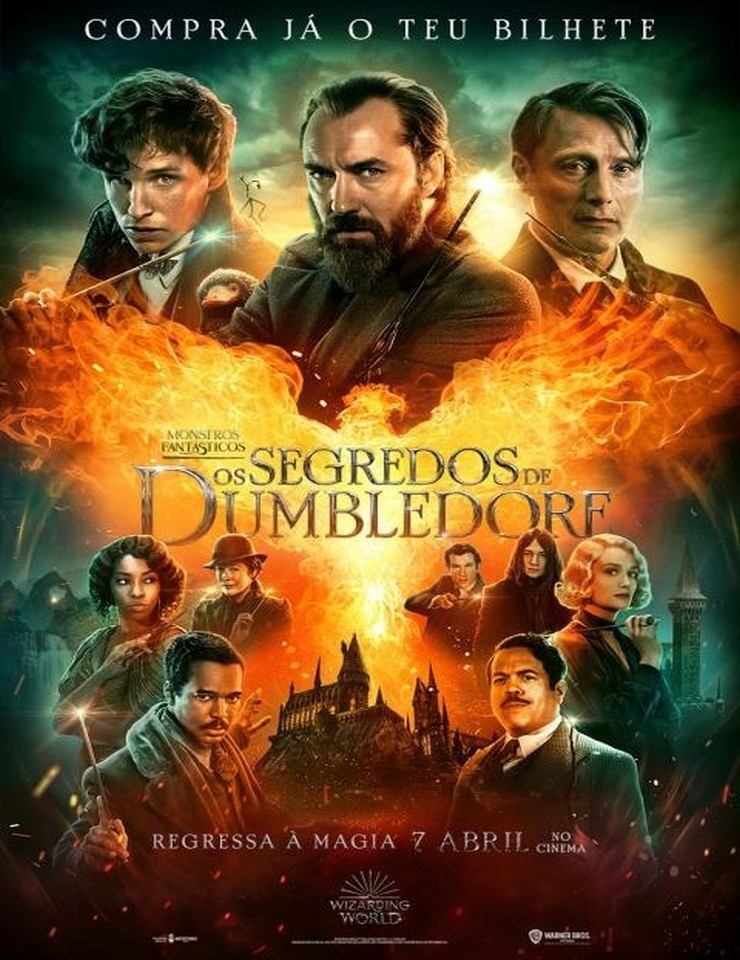 "Monstros Fantásticos: Os Segredos de Dumbledore”   M/12   