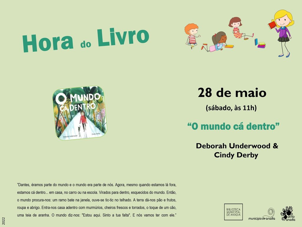 Hora do Livro - “O mundo cá dentro”