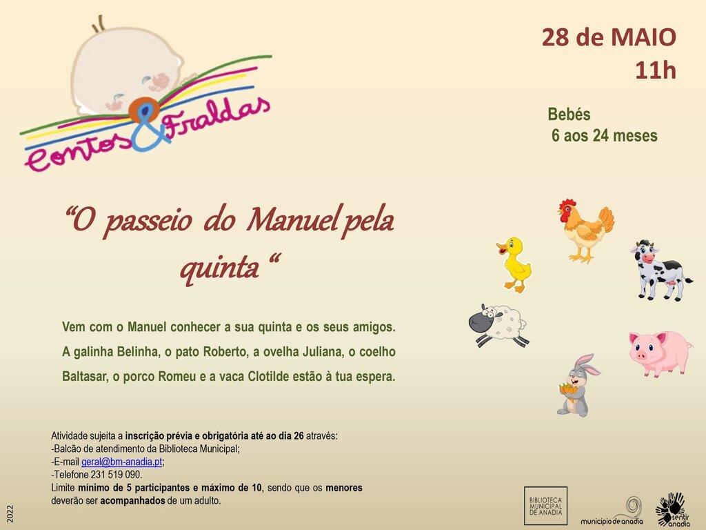 Contos & Fraldas  -  “O passeio do Manuel pela quinta”