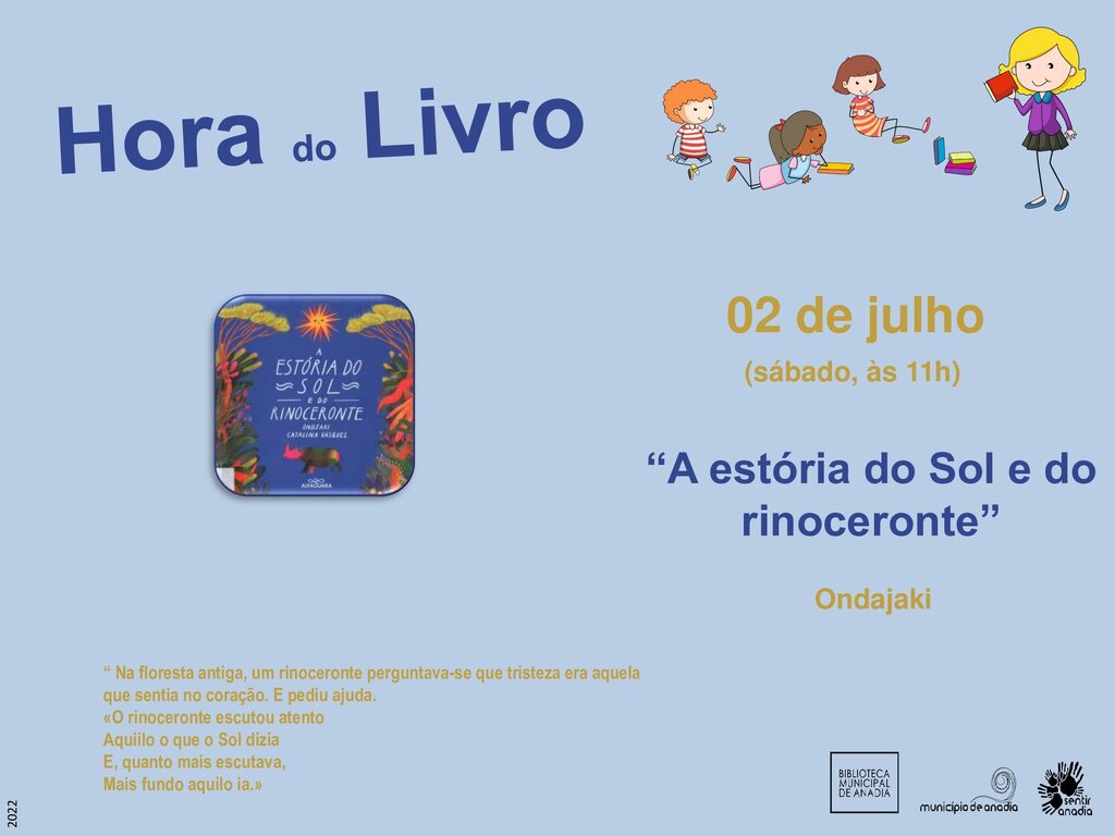 Hora do Livro - A estória do Sol e do rinoceronte””