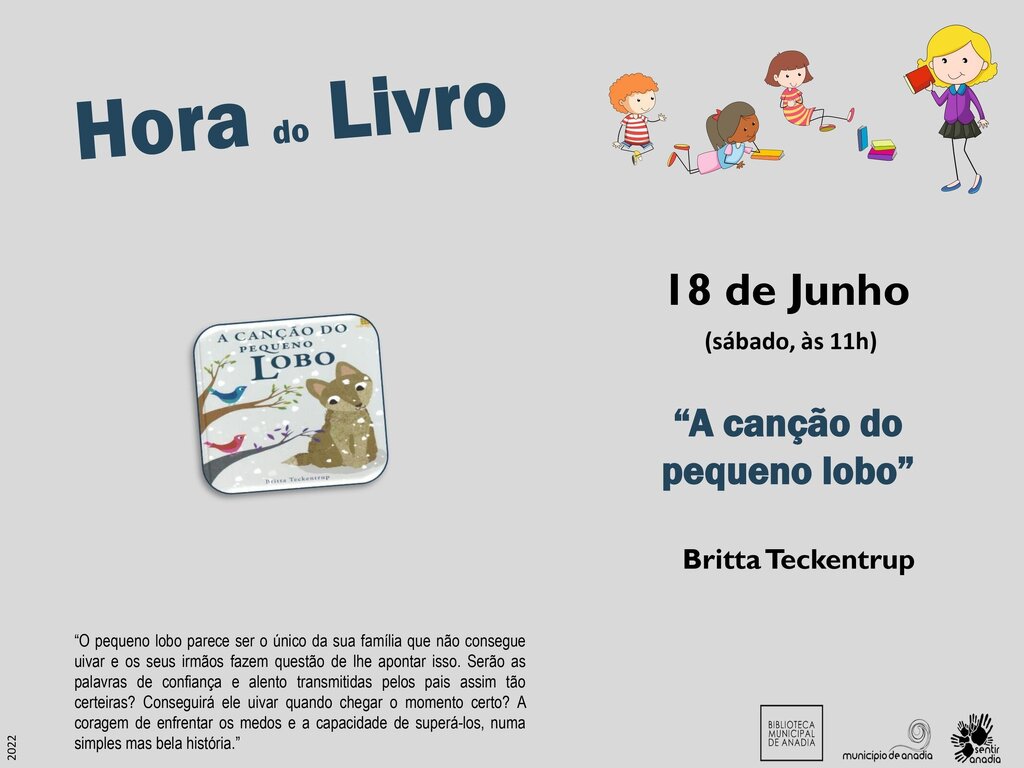 Hora do Livro -  “A canção do pequeno lobo”