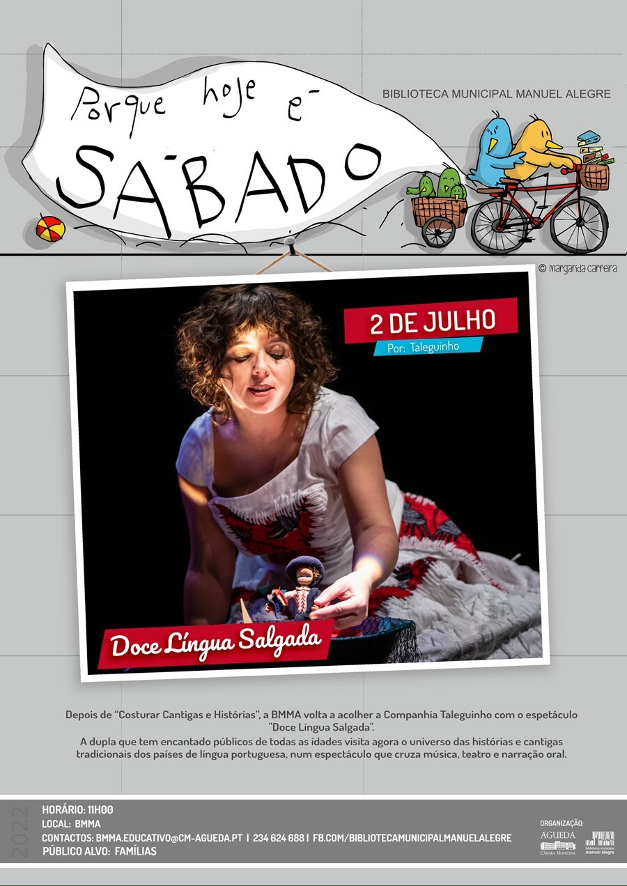 Porque hoje é Sábado... "Doce Língua Salgada"