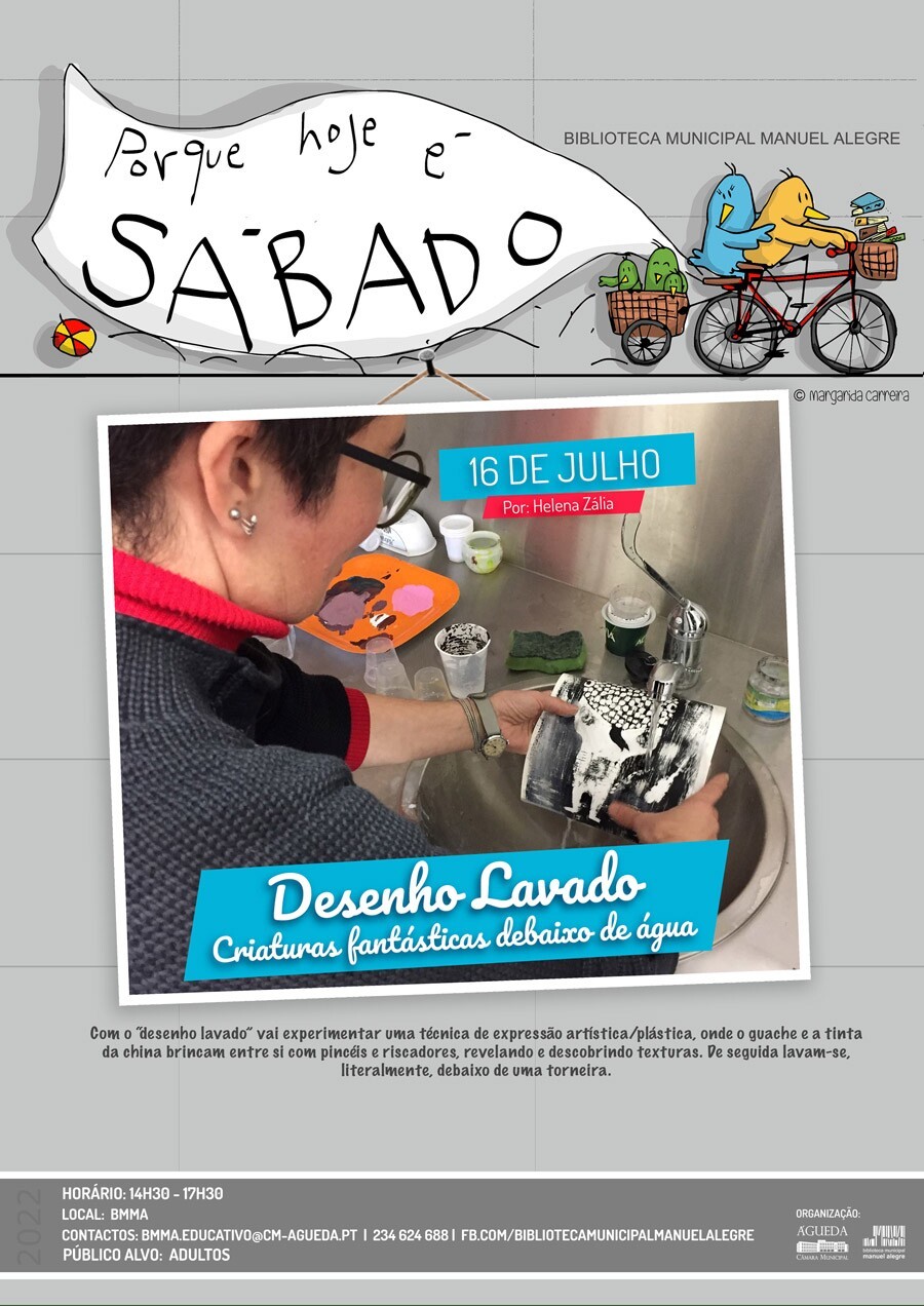 Porque hoje é Sábado... "Desenho Lavado - Criaturas Fantásticas Debaixo de Água"