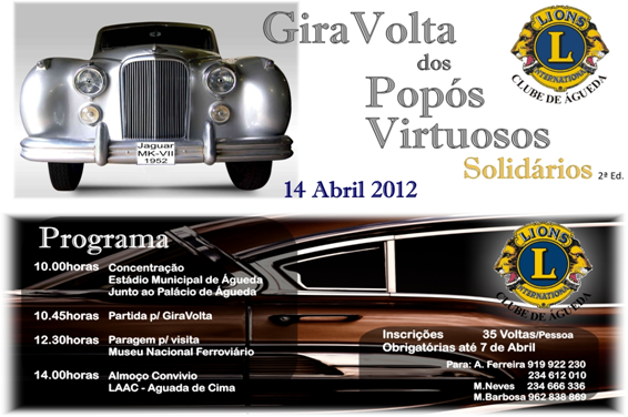2.ª Giravolta dos Popós Virtuosos Solidários [Org.: Lyons Clube de Águeda] 