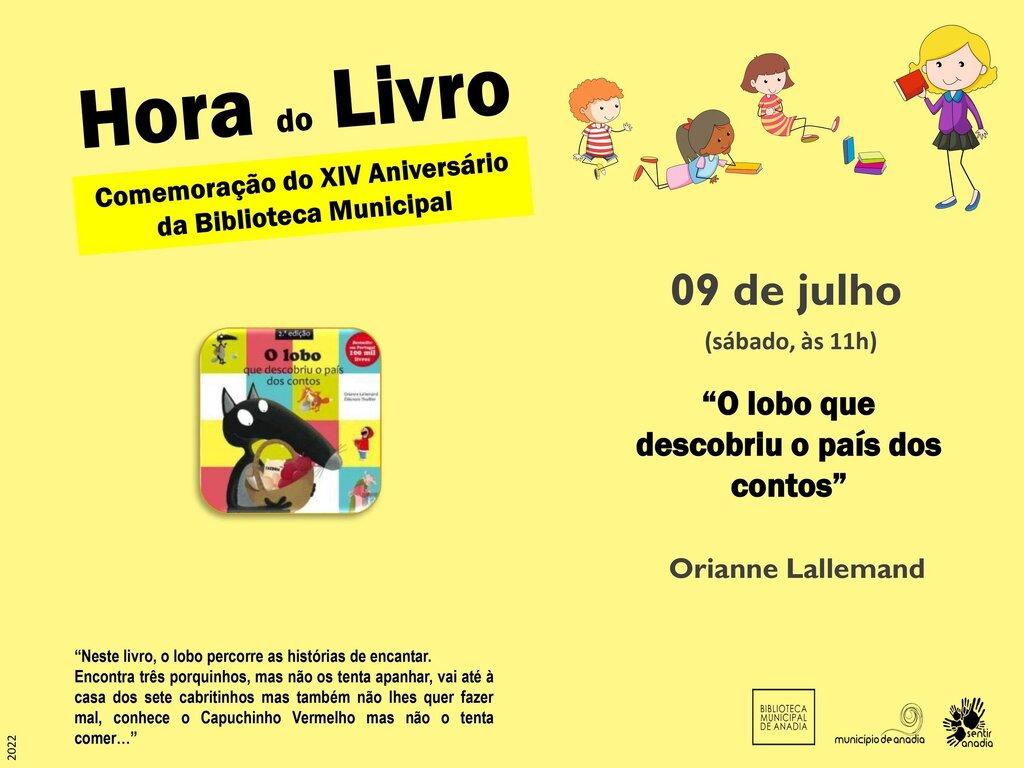 Hora do Livro - "O lobo que descobriu o país dos contos”