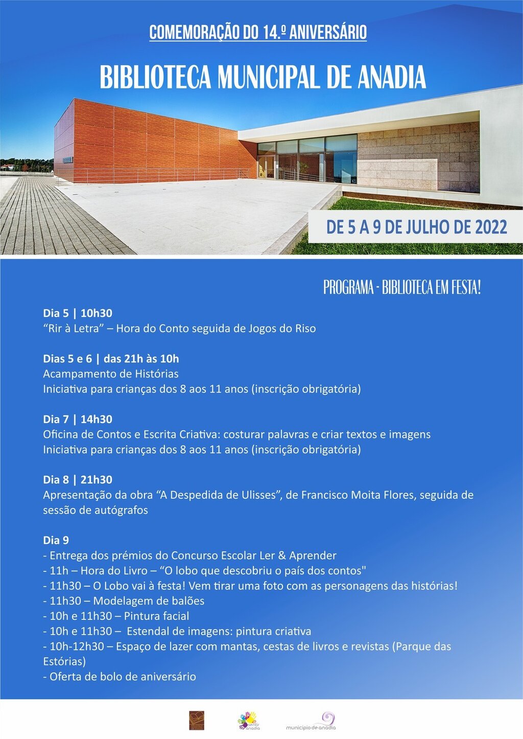 Comemoração do 14.º Aniversário da Biblioteca Municipal de Anadia