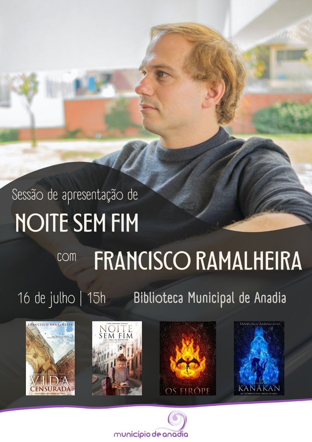 Apresentação do livro "Noite Sem Fim"