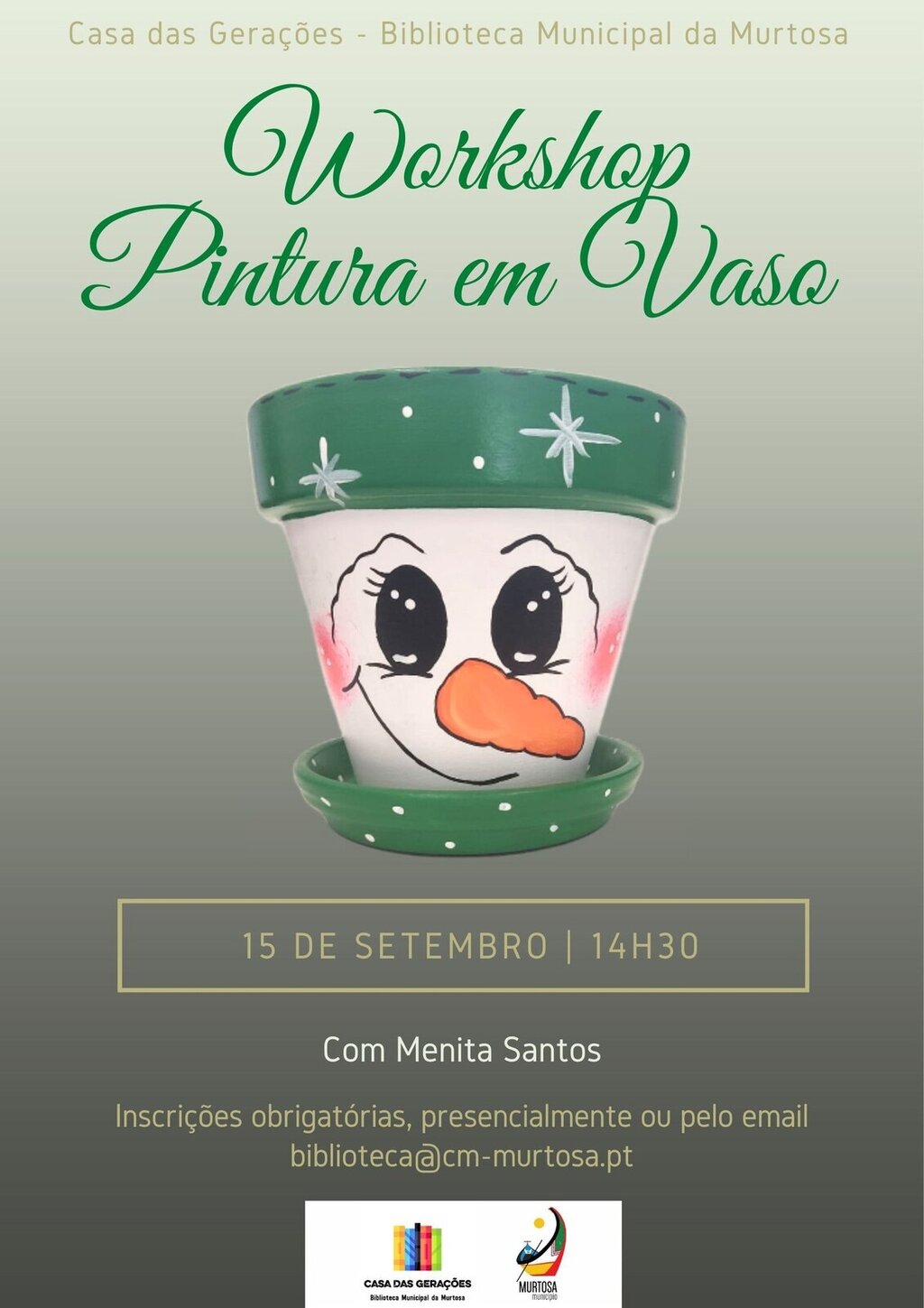Workshop Pintura em Vaso