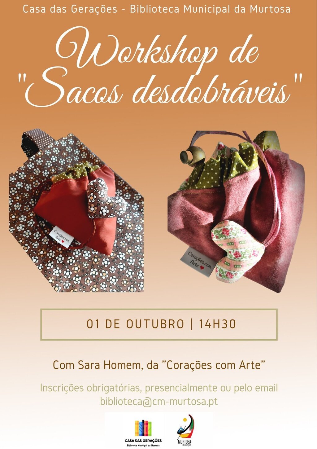 Workshop "Sacos Dedobráveis"