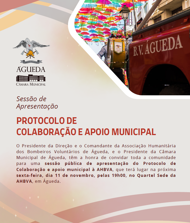 Sessão de Apresentação do Protocolo de Colaboração e Apoio Municipal à Associação Humanitária dos...