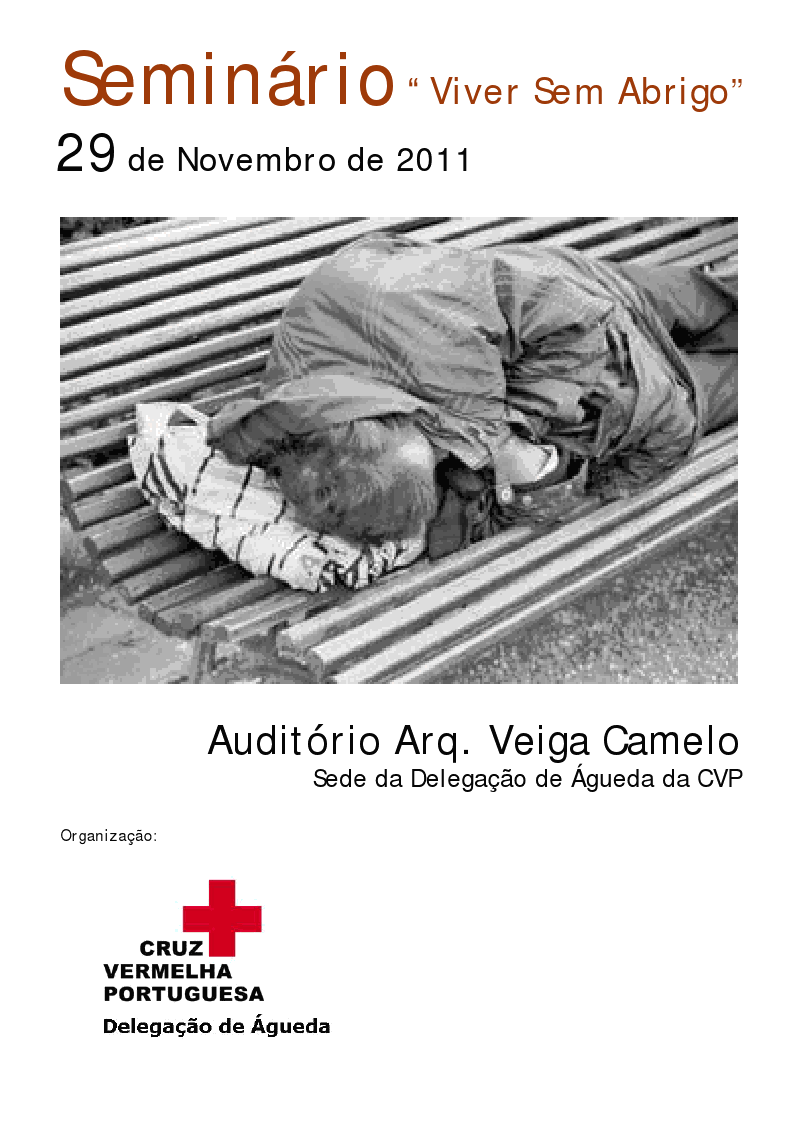 Seminário “Viver Sem Abrigo” (Org.: Delegação de Águeda da Cruz Vermelha Portuguesa) 