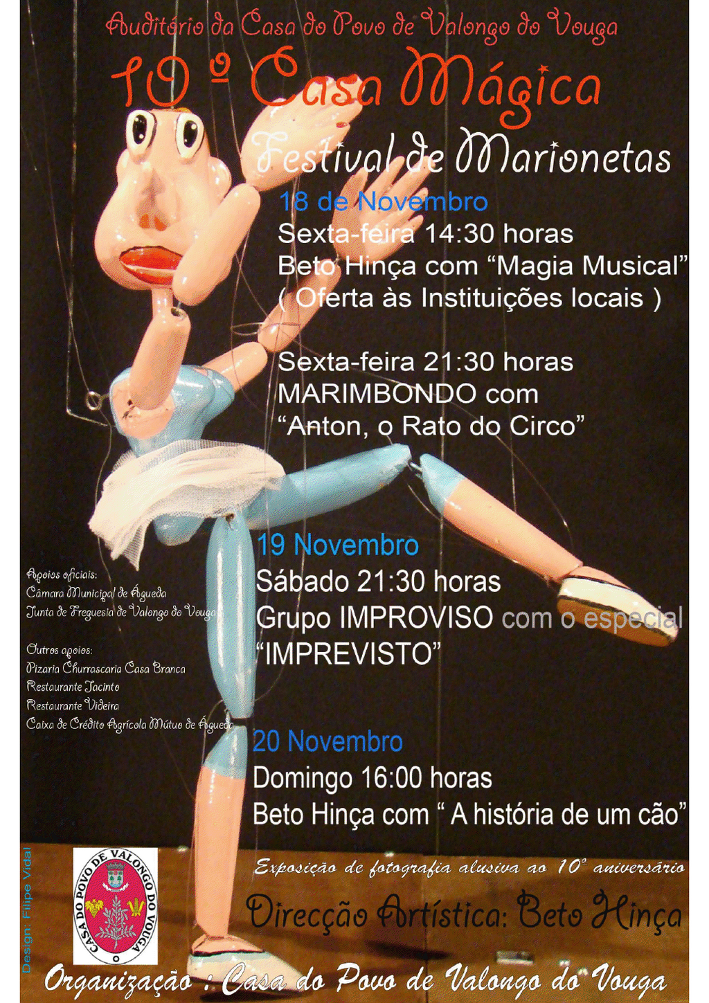 Festival de Marionetas [Org.: Casa do Povo de Valongo do Vouga]