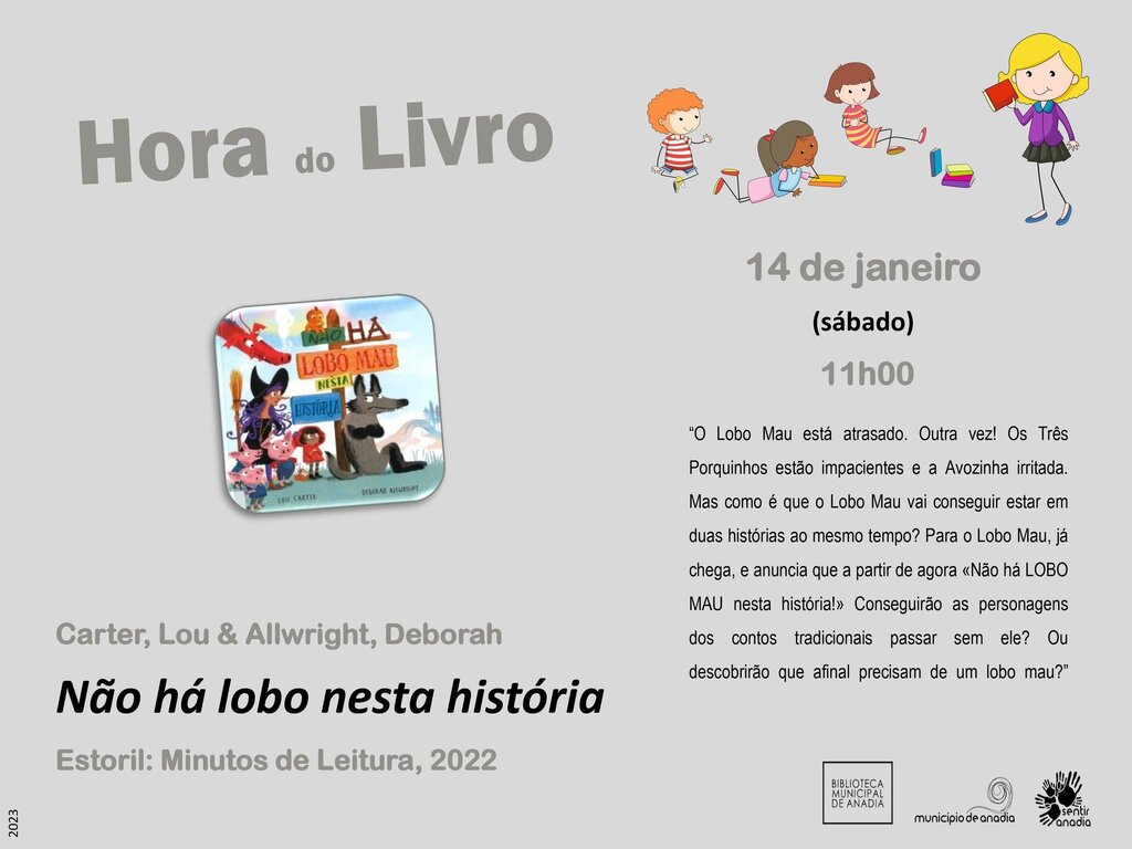 Hora do Livro - “Não há lobo nesta história”