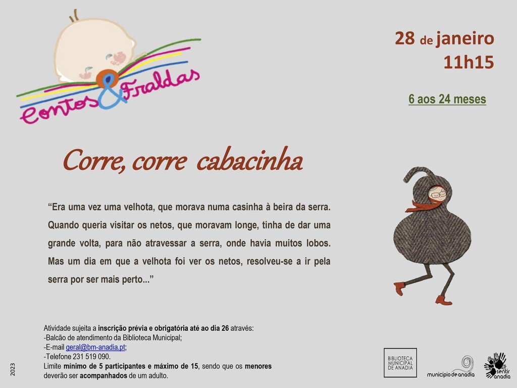 Contos & Fraldas  - “Corre, corre cabacinha”