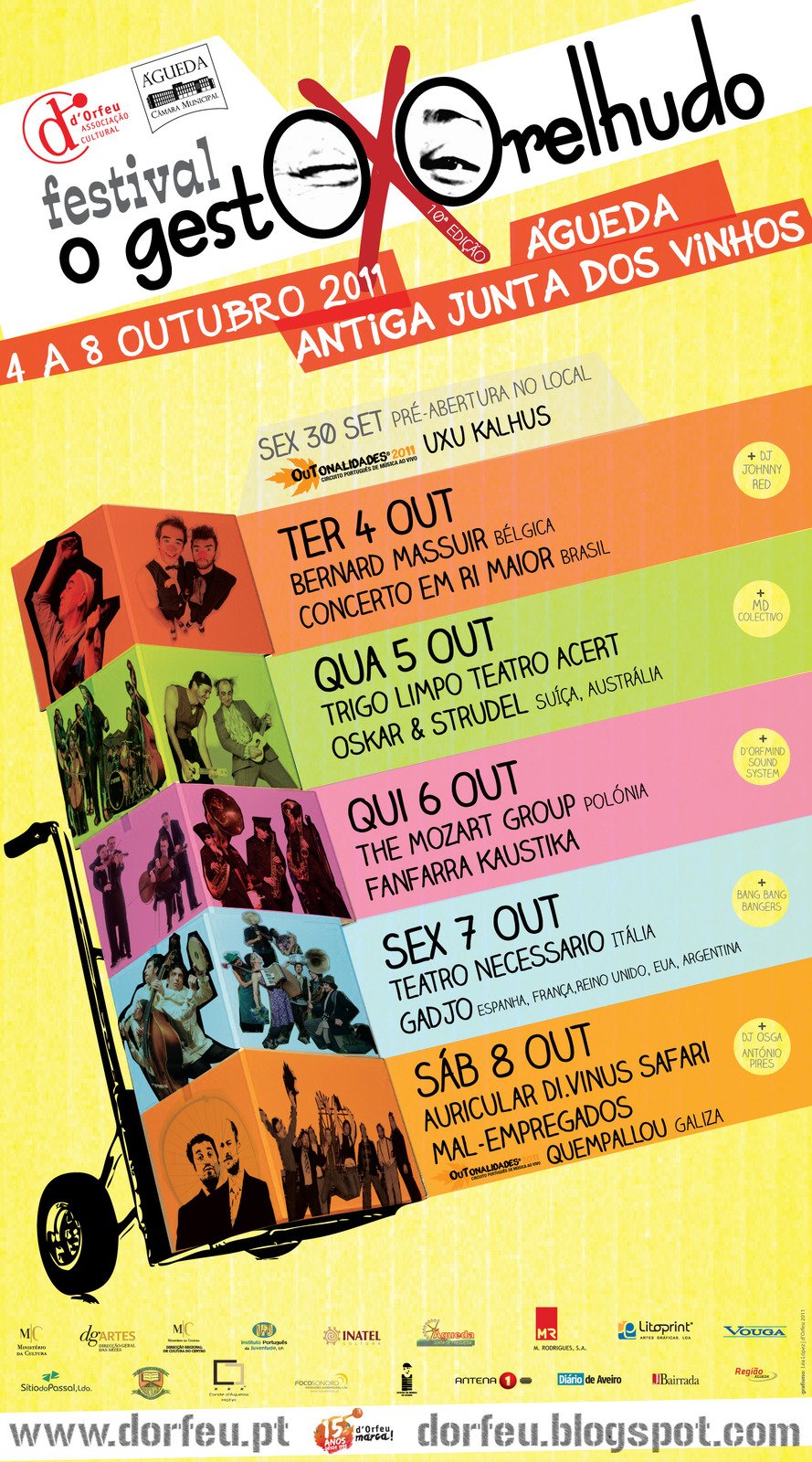 4 a 8 de Outubro :: FESTIVAL "O GESTO ORELHUDO" 