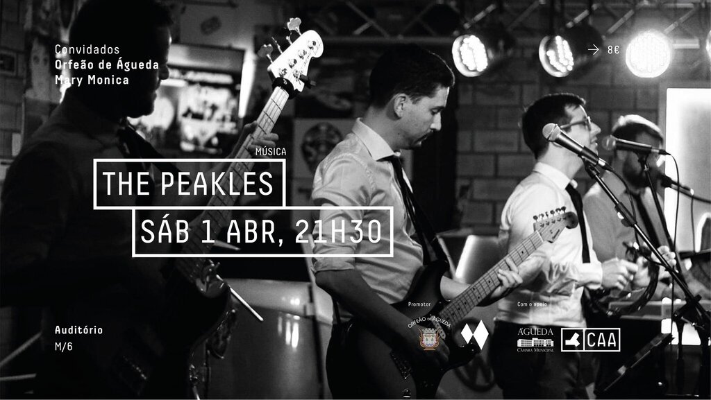 The Peakles convidam Orfeão de Águeda, no Centro de Artes de Águeda