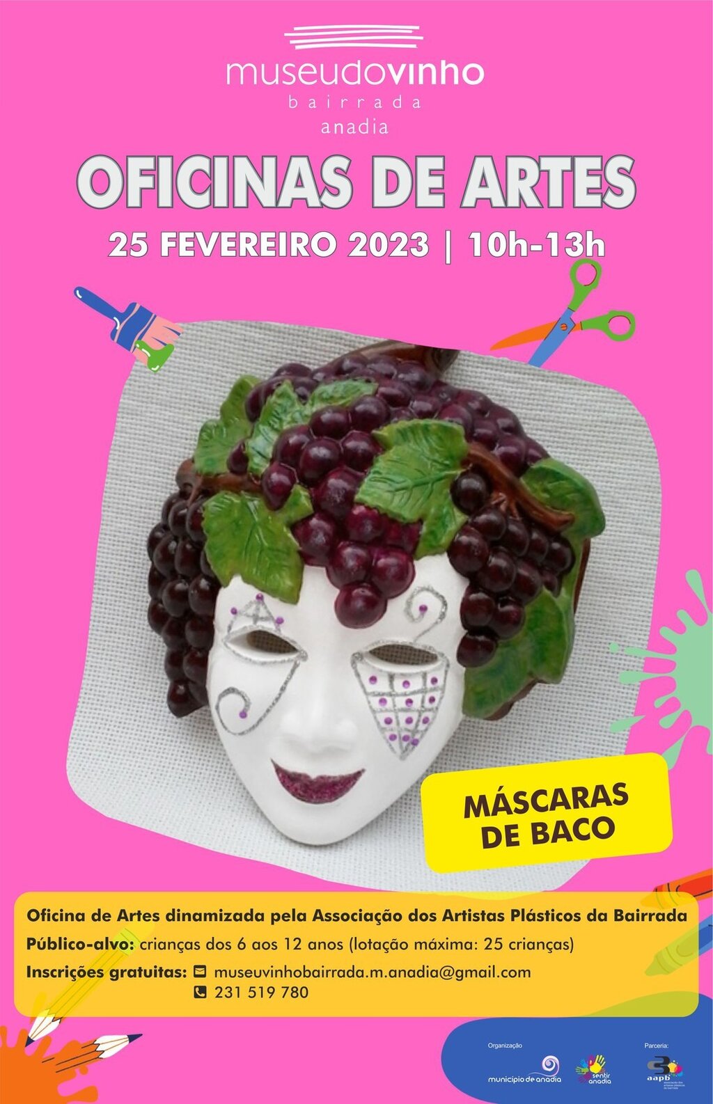 Oficinas de Artes - Museu do Vinho Bairrada