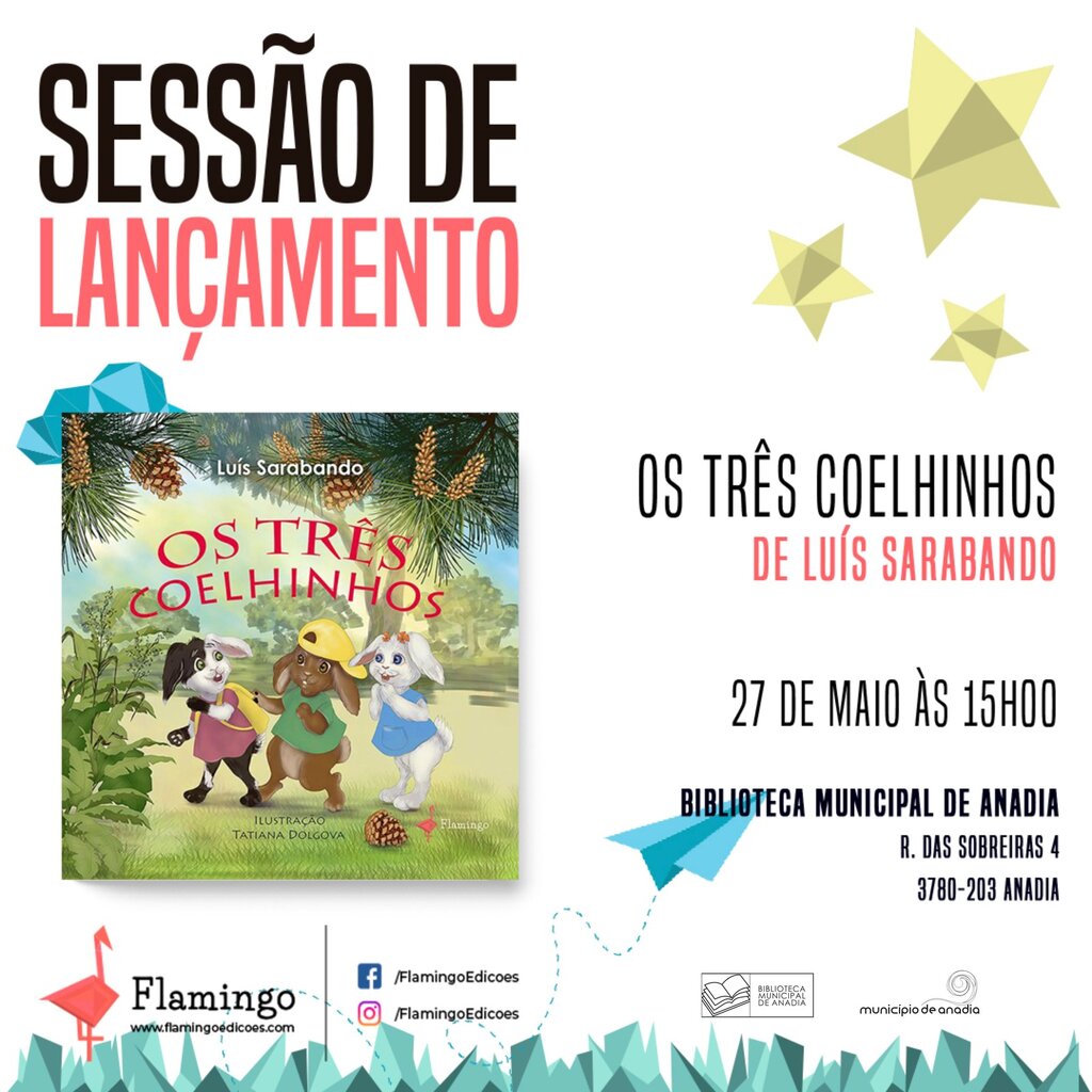Sessão de lançamento "Os Três Coelhinhos"