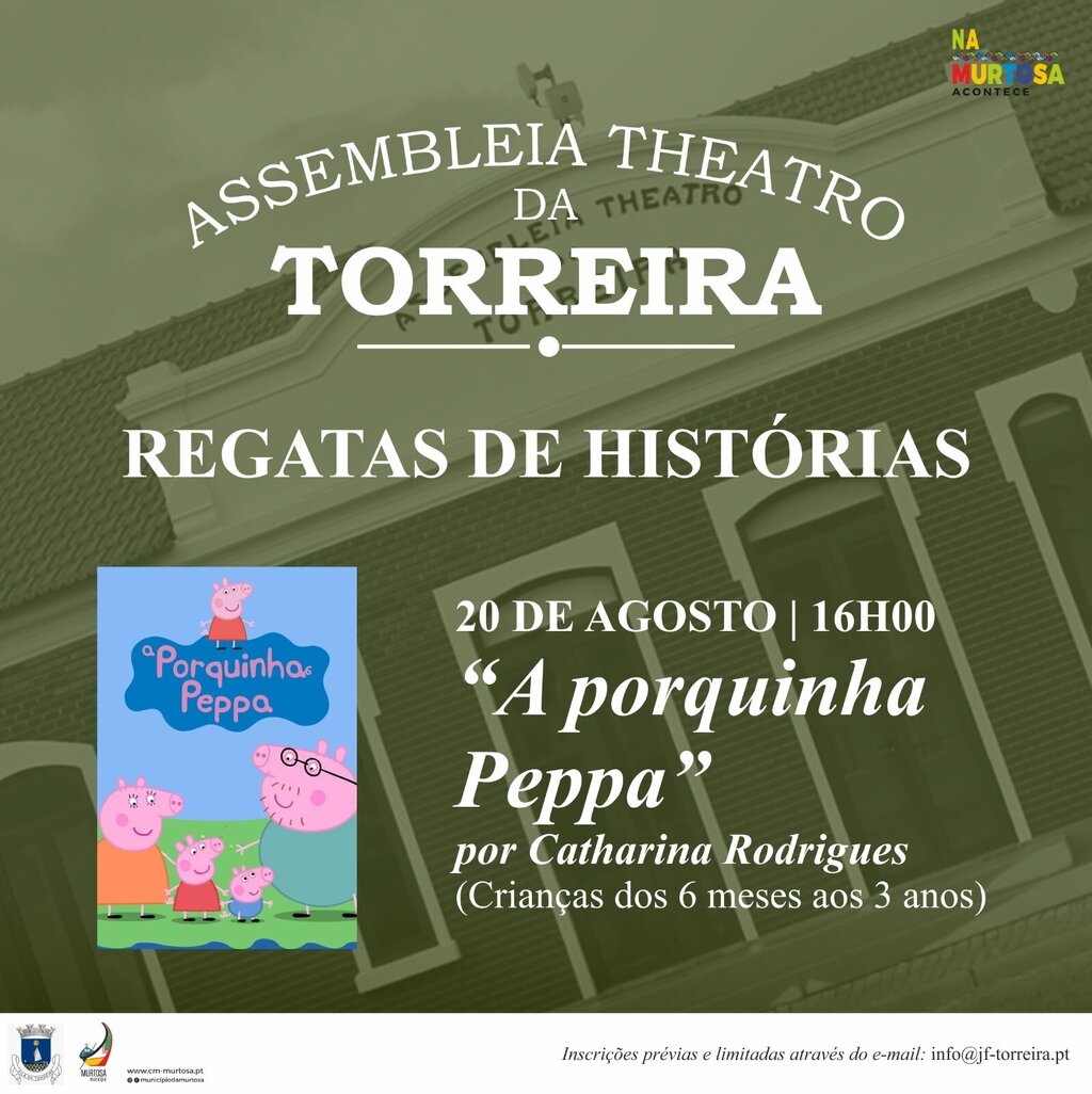 Regatas de Histórias - "A porquinha Peppa" - Assembleia Theatro da Torreira 