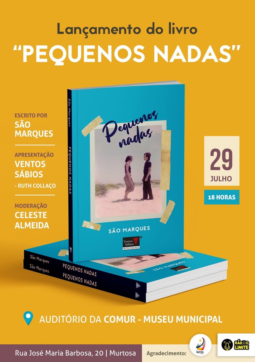  Apresentação do Livro "Pequenos Nadas", de São Marques