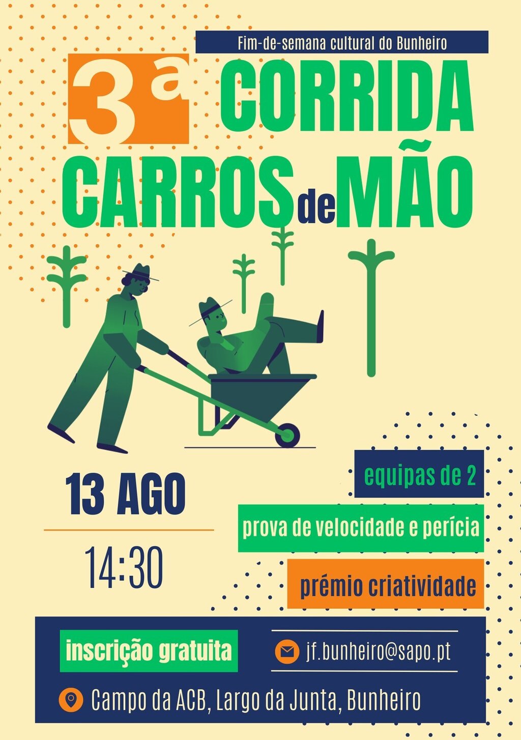 3º CORRIDA DE CARROS DE MÃO