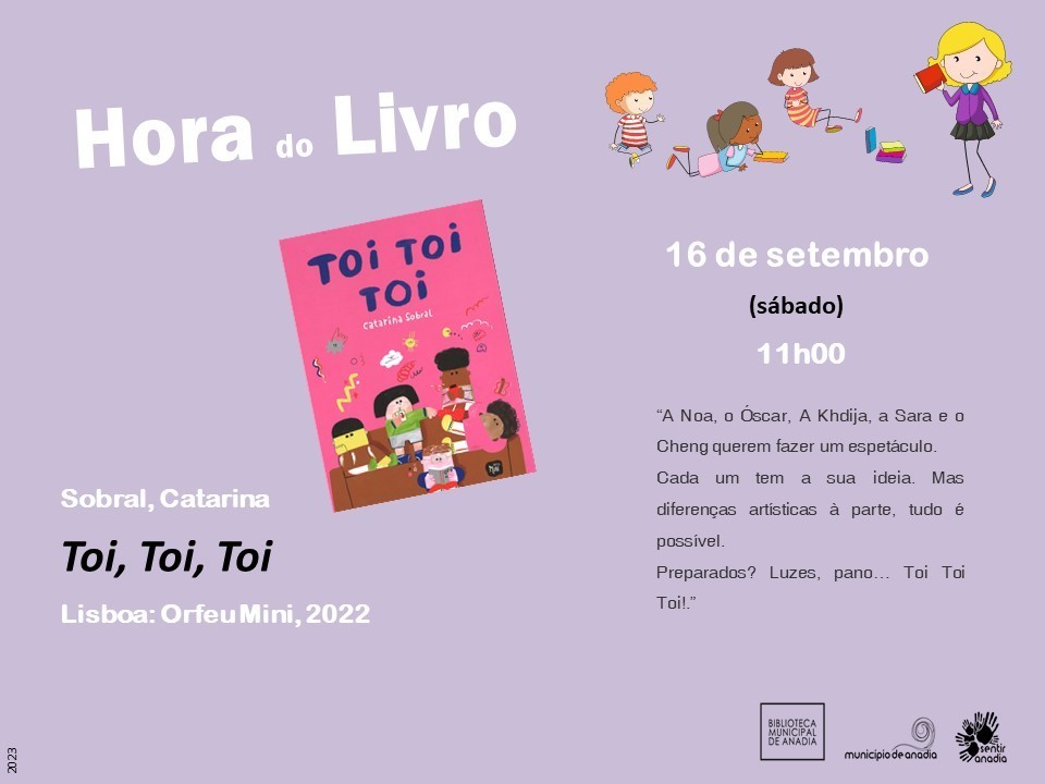Hora do Livro - "Toi, Toi, Toi"