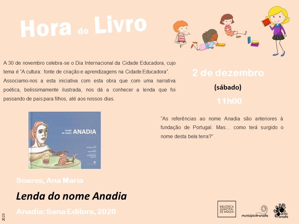 Hora do Livro -  “Lenda do nome Anadia”