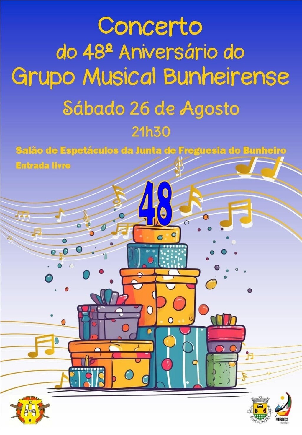 Concerto do 48º aniversário do Grupo Musical Bunheirense