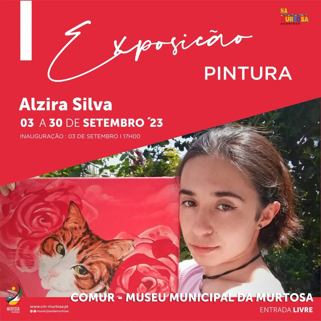 Exposição de Pintura da Alzira Silva na Comur