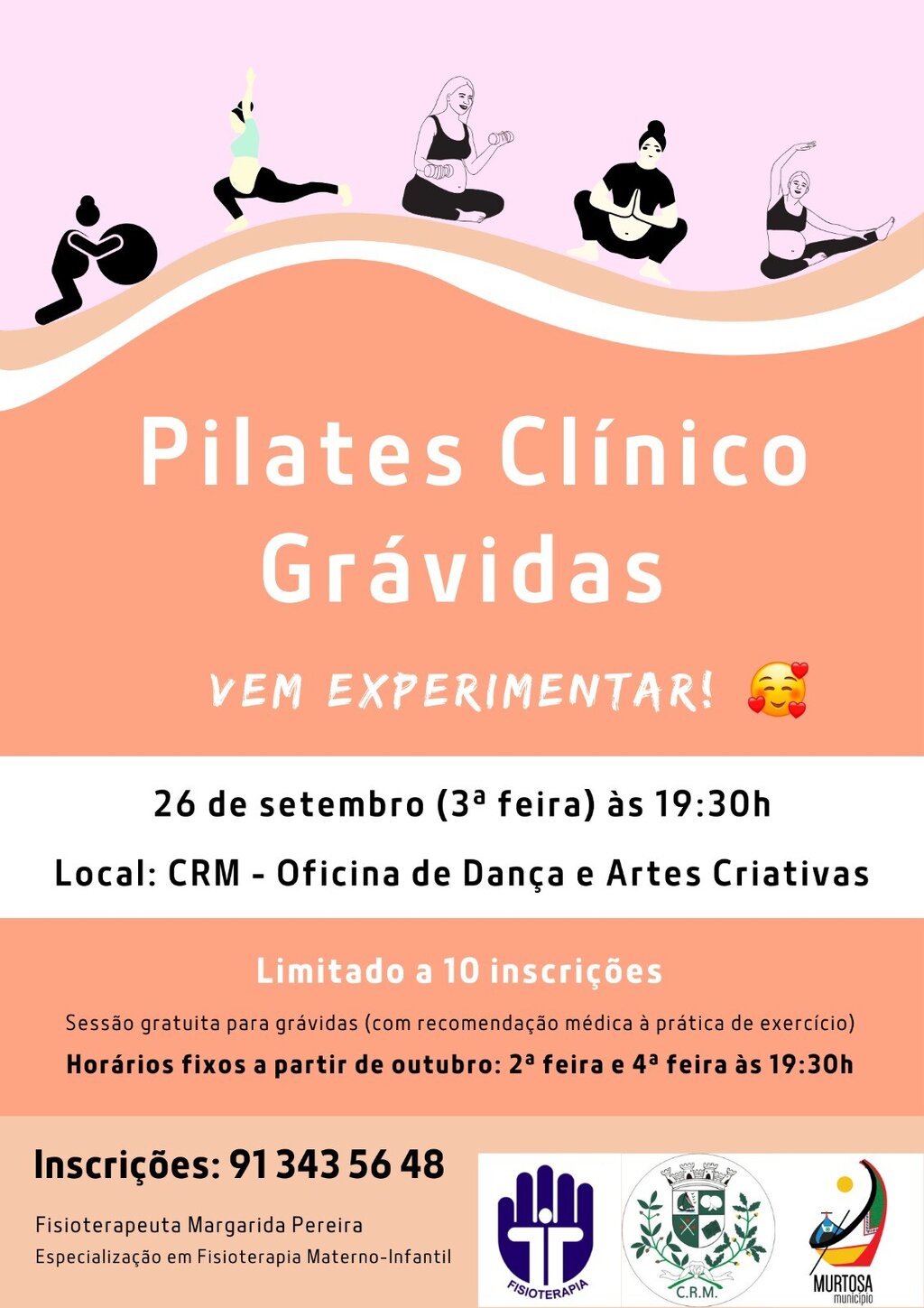 Experiência de Pilates Clínico para Grávidas