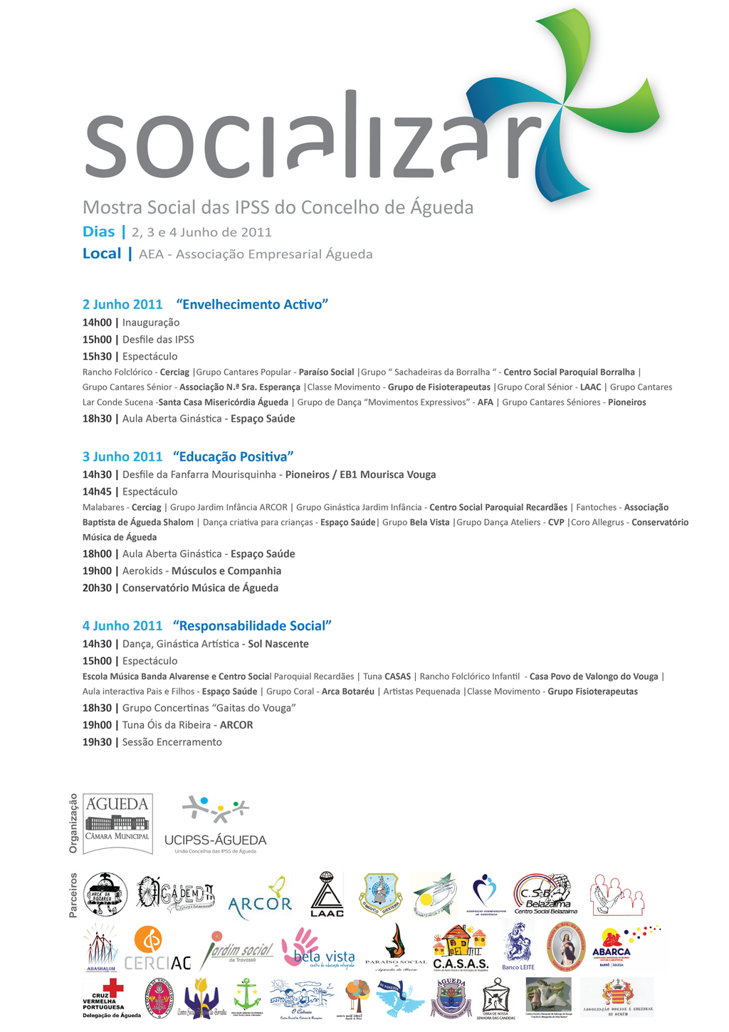 SOCIALIZAR+ :: Mostra Social das IPSS do Concelho de Águeda 