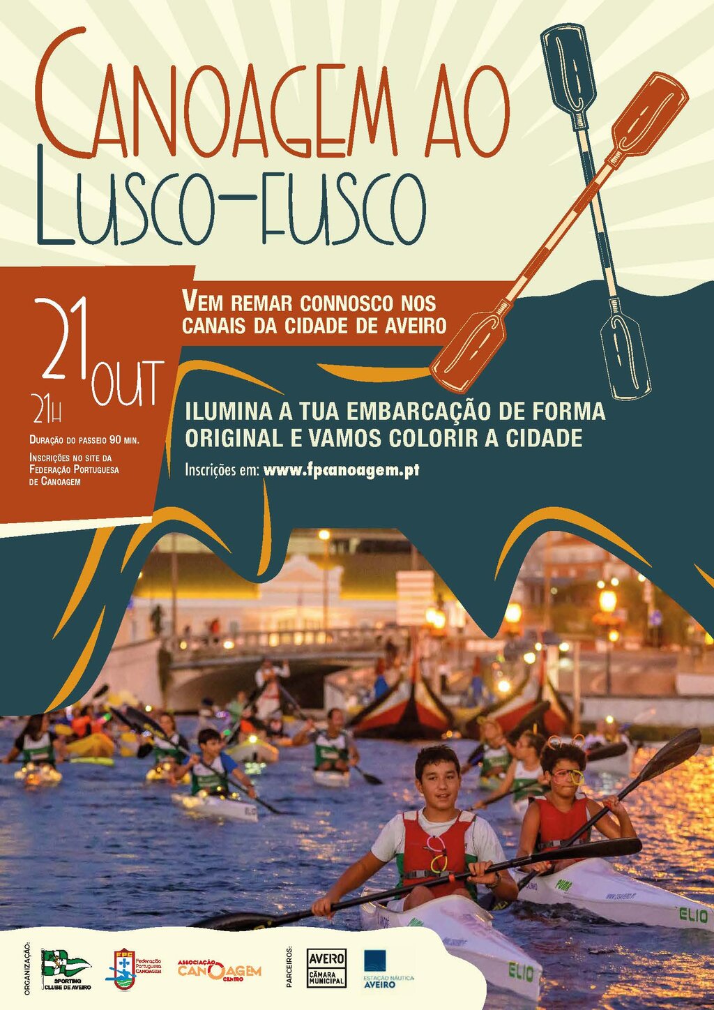 Canoagem ao Lusco-Fusco