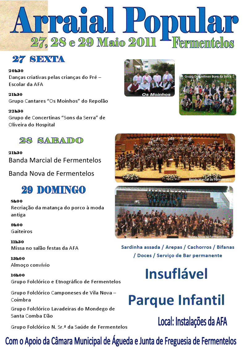 Arraial Popular promovido pela Associação Fermentelense de Assistência (AFA) 