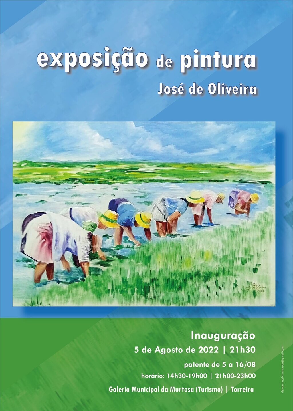 Inauguração da Exposição de Pintura de José de Oliveira - Galeria Municipal da Torreira