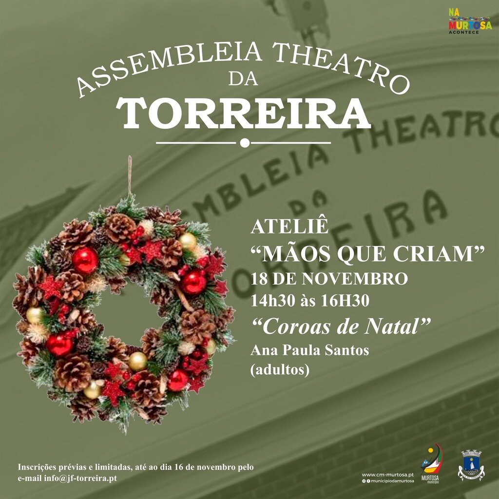 Ateliê "Mãos Que Criam” - Assembleia Theatro da Torreira 