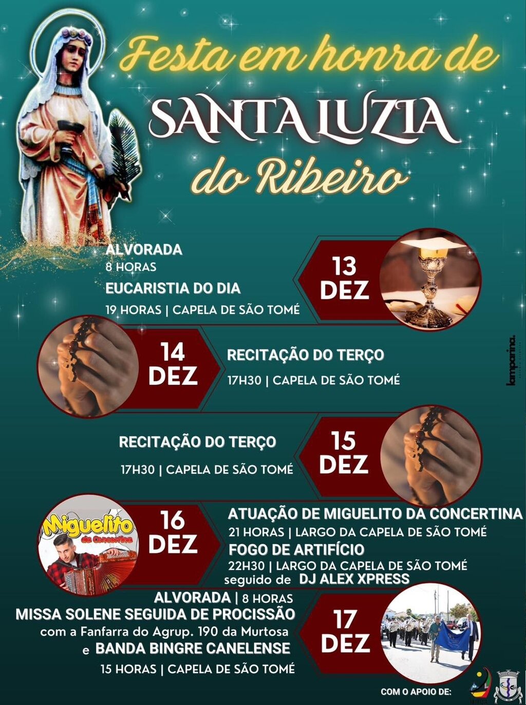 Festa de Santa Luzia - Ribeiro
