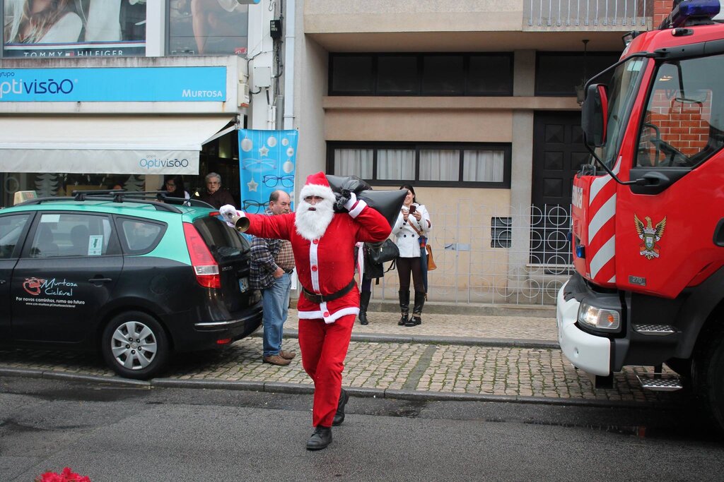 Chegada do Pai Natal - Praça Jaime Afreixo