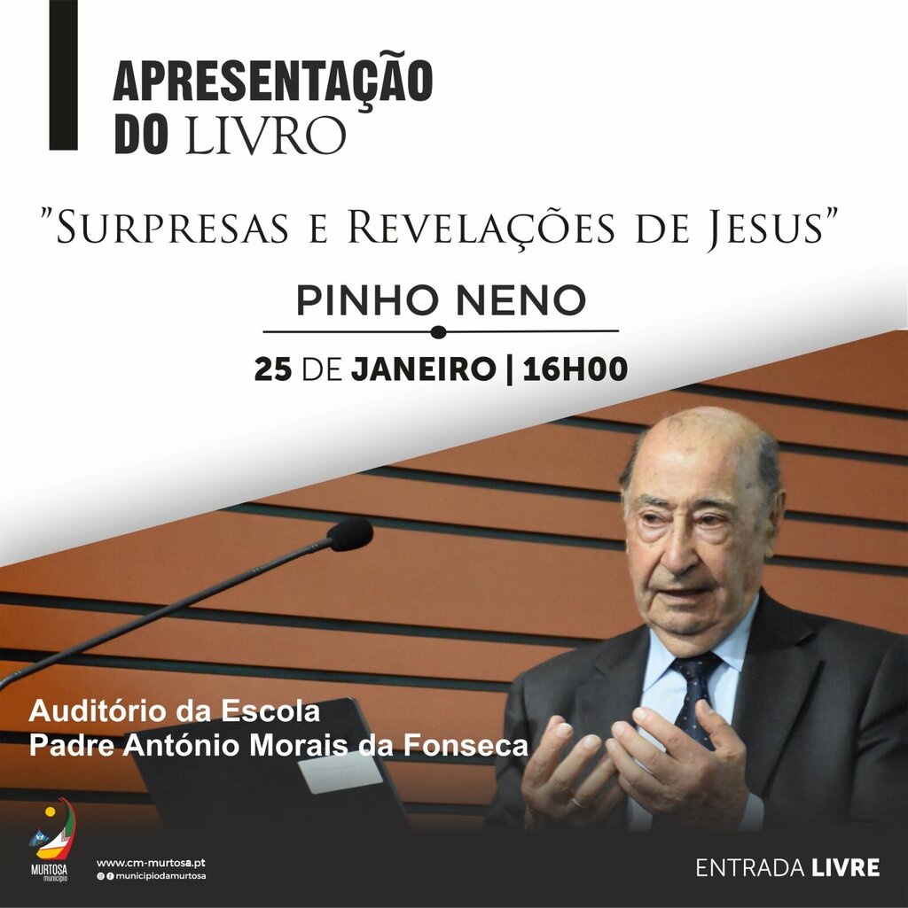 Apresentação do Livro "Surpresas e Revelações de Jesus" de Pinho Neno