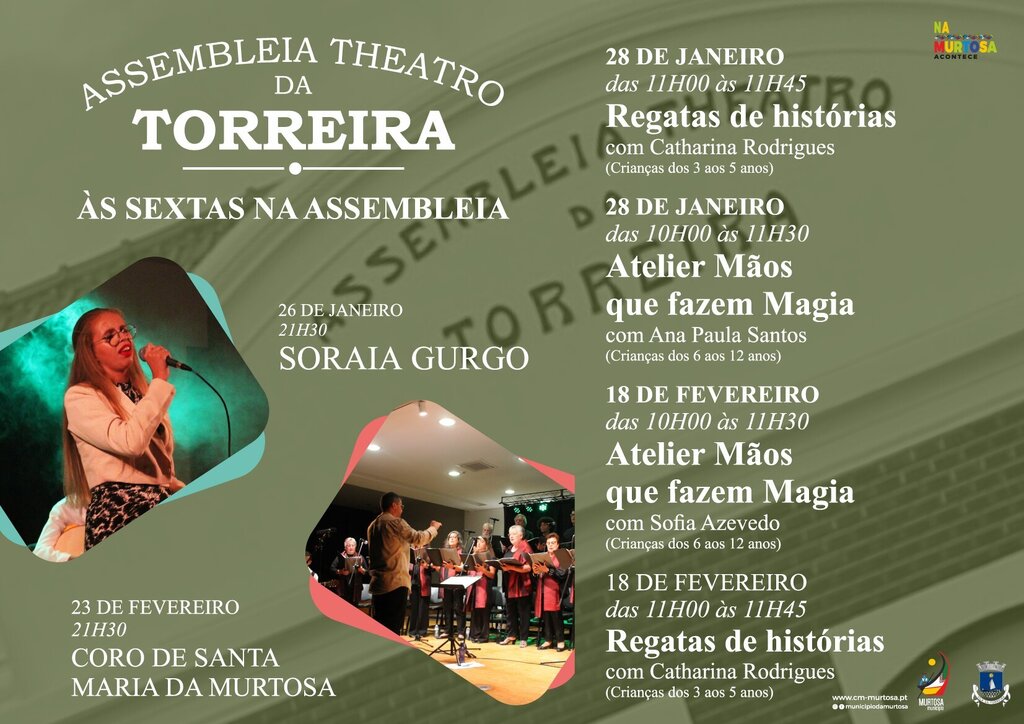Atelier “Mãos que Fazem Magia” Com Sofia Azevedo - Assembleia Theatro da Torreira