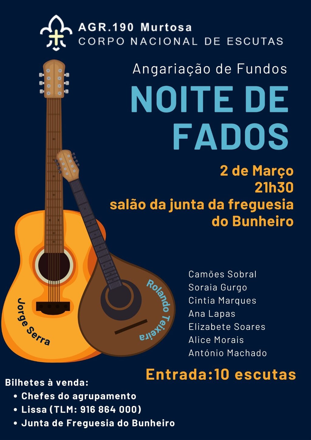 Agrupamento 190 da Murtosa - Noite do Fado