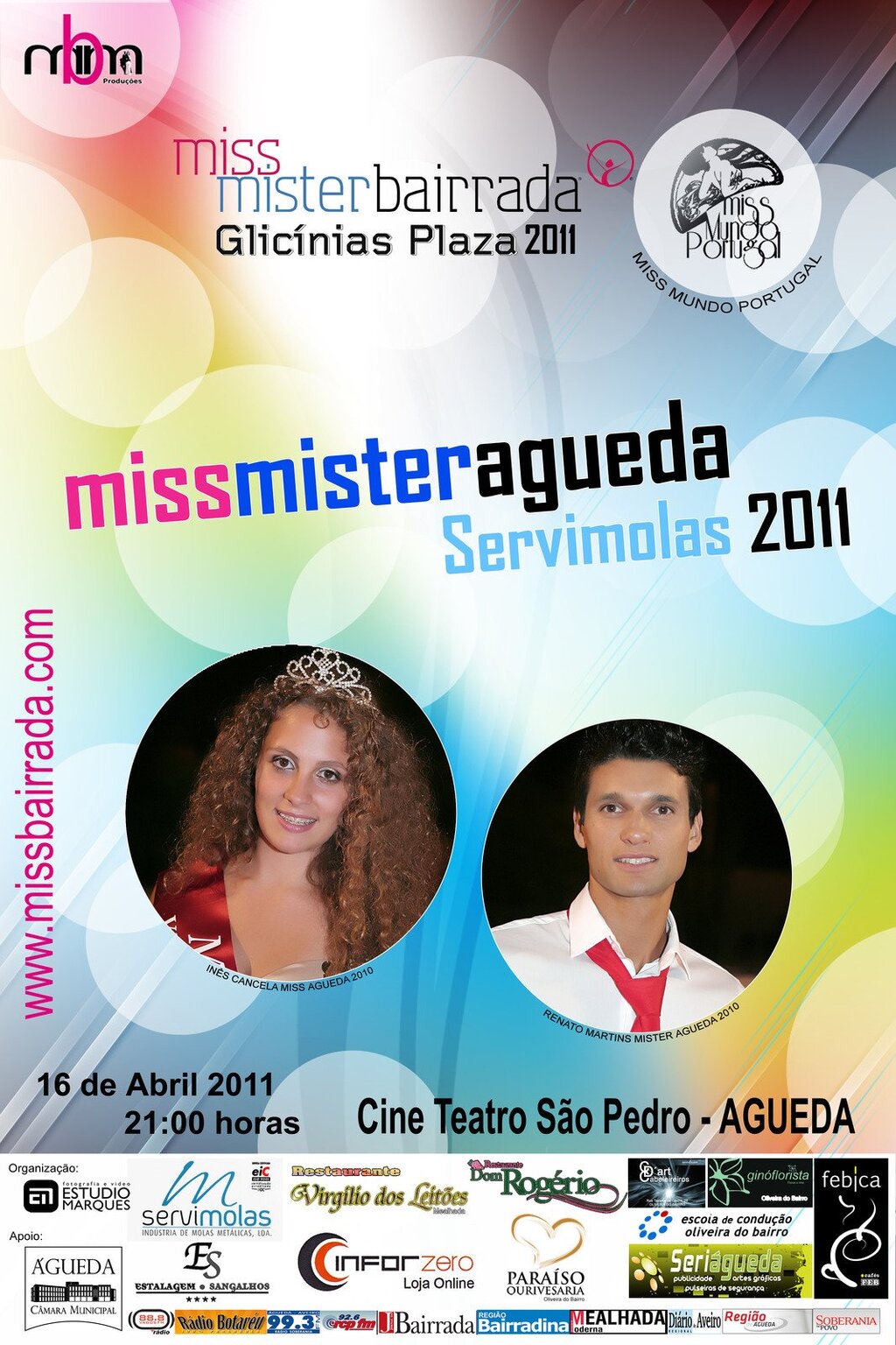 Gala de Eleição da Miss e Mister Águeda Servimolas 2011